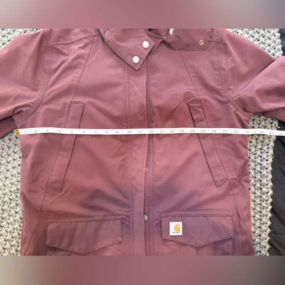 Carhartt women’s Burgundy storm defender Jacket size medium. - Picture 9 of 13